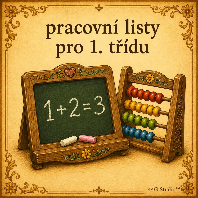 Slovníková karta: pracovní listy pro 2. třídu