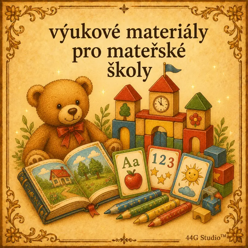 Slovníková karta: výukové materiály pro mateřské školy