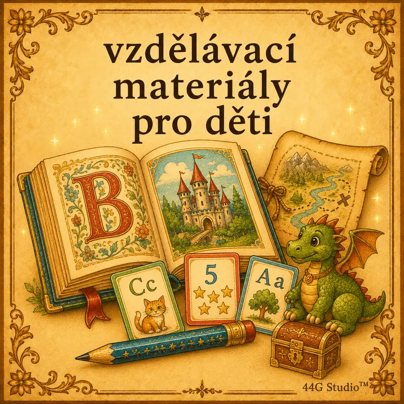 Slovníková karta: vzdělávací materiály pro děti