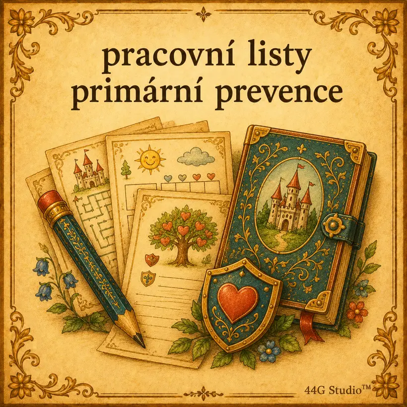 Slovníková karta: pracovní listy primární prevence