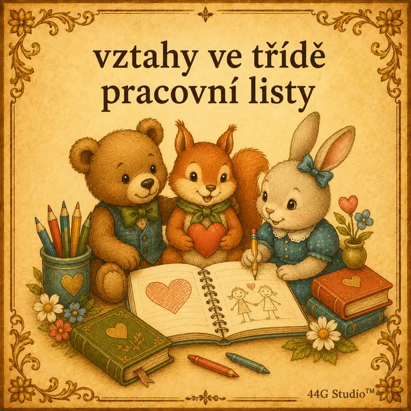 Slovn&iacute;kov&aacute; karta: vztahy ve t&rcaron;&iacute;d&ecaron; pracovn&iacute; listy