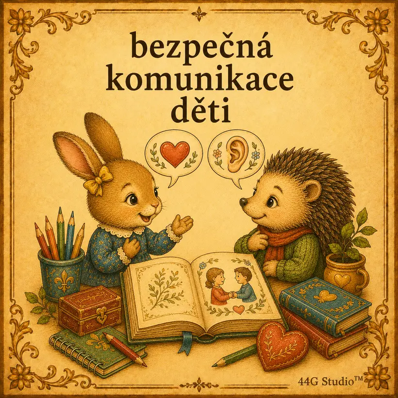 Slovníková karta: bezpečná komunikace děti