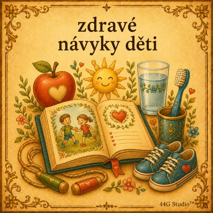 Slovníková karta: zdravé návyky děti