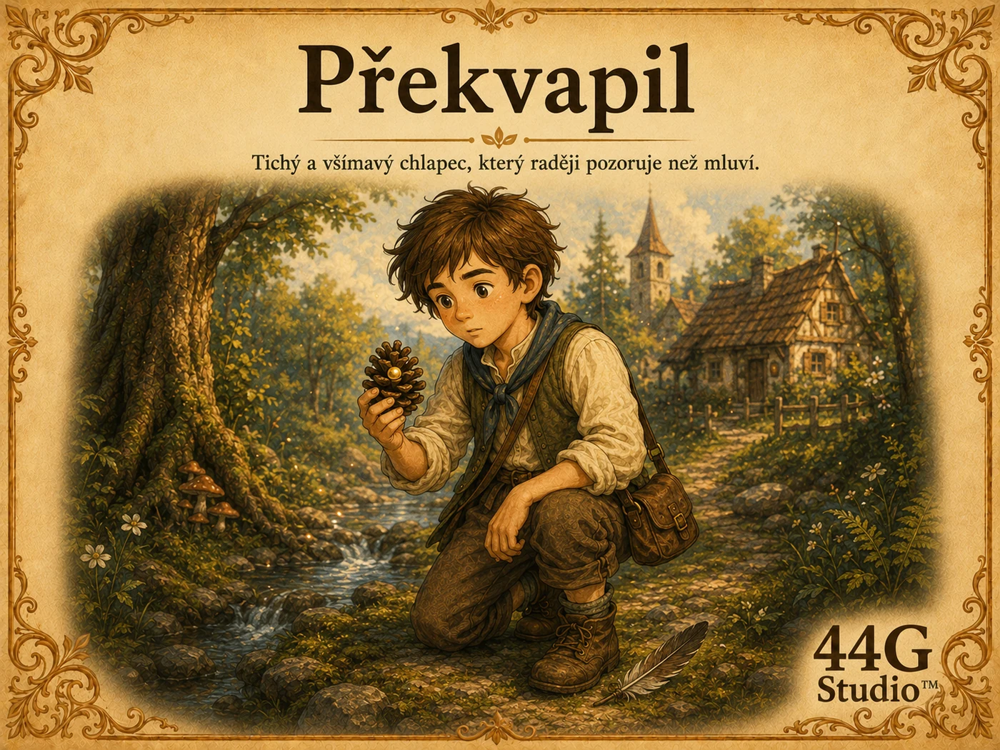 Hlavní vizuál pohádky O Překvapilovi a šťastném konci