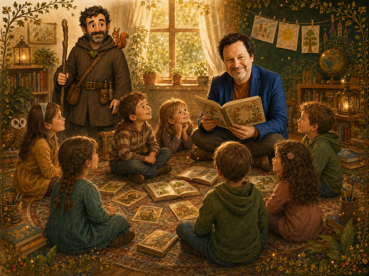 Ilustrační vizuál Zvědohlavova světa